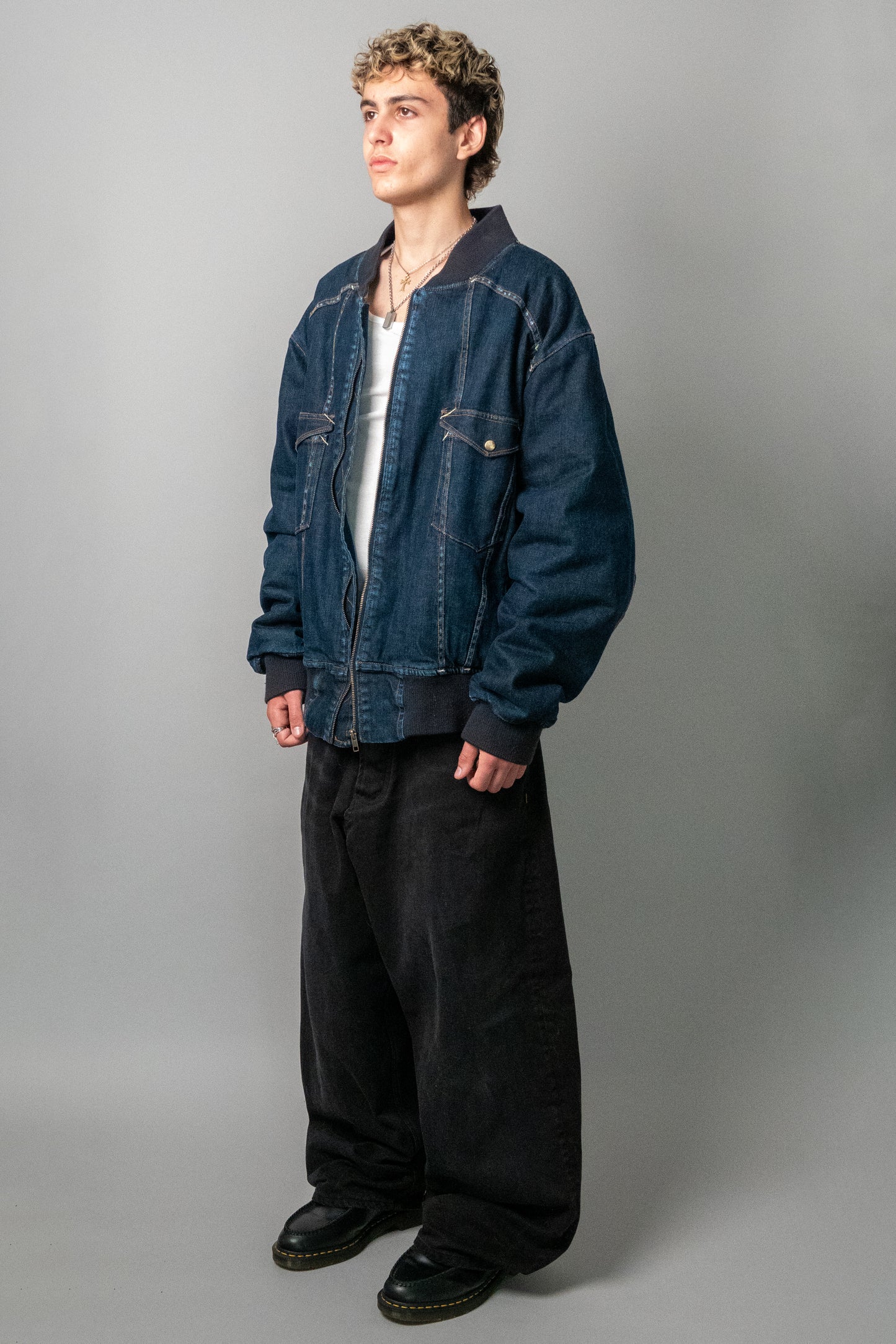 Denim Bomber